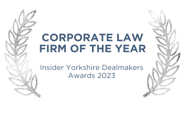 Corporate Law Firm of the Year – Insider Yorkshire Dealmakers Awards 2023