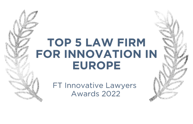Top 5 Law Firm for Innovation in Europe (FT, 2022)