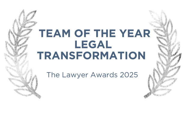 Team of the year legal transformation - The Lawyer Awards 2025