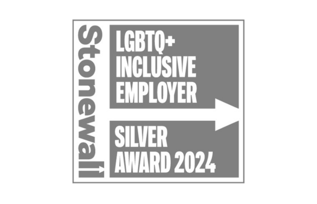 Silver Award  in the Stonewall Workplace Equality Index