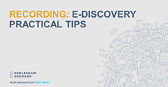 E-Discovery Practical Tips - Ireland E-Discovery Practical Tips - Ireland