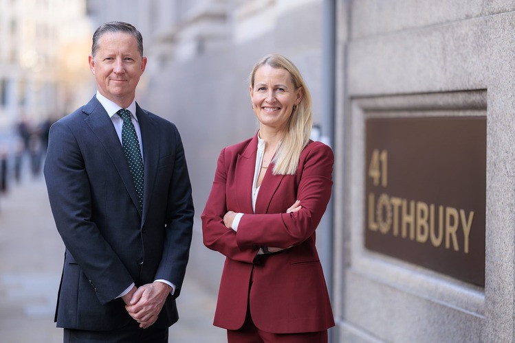 Andrew Johnston and Sarah Egbu - AG's New HQ in City of London
