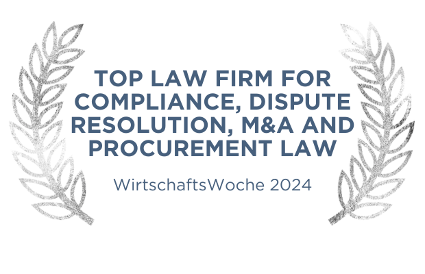 Top Law Firm for Compliance, Dispute Resolution, M&A and Procurement Law