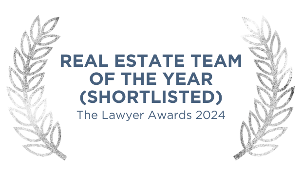 Real Estate Team of the Year (shortlisted), The Lawyer Awards 2024